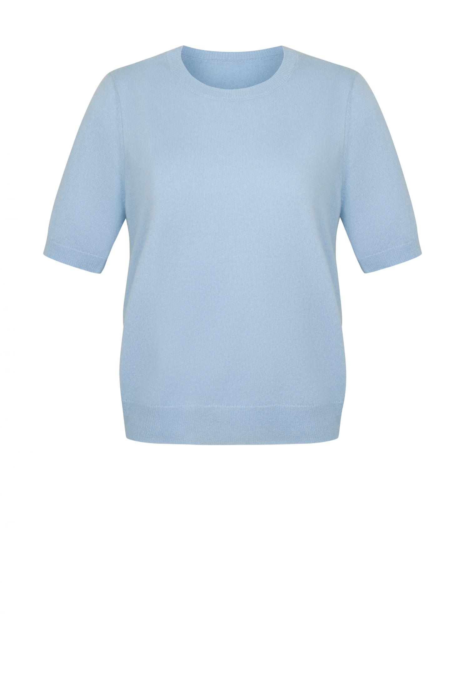 Short sleeve round-neck sweater