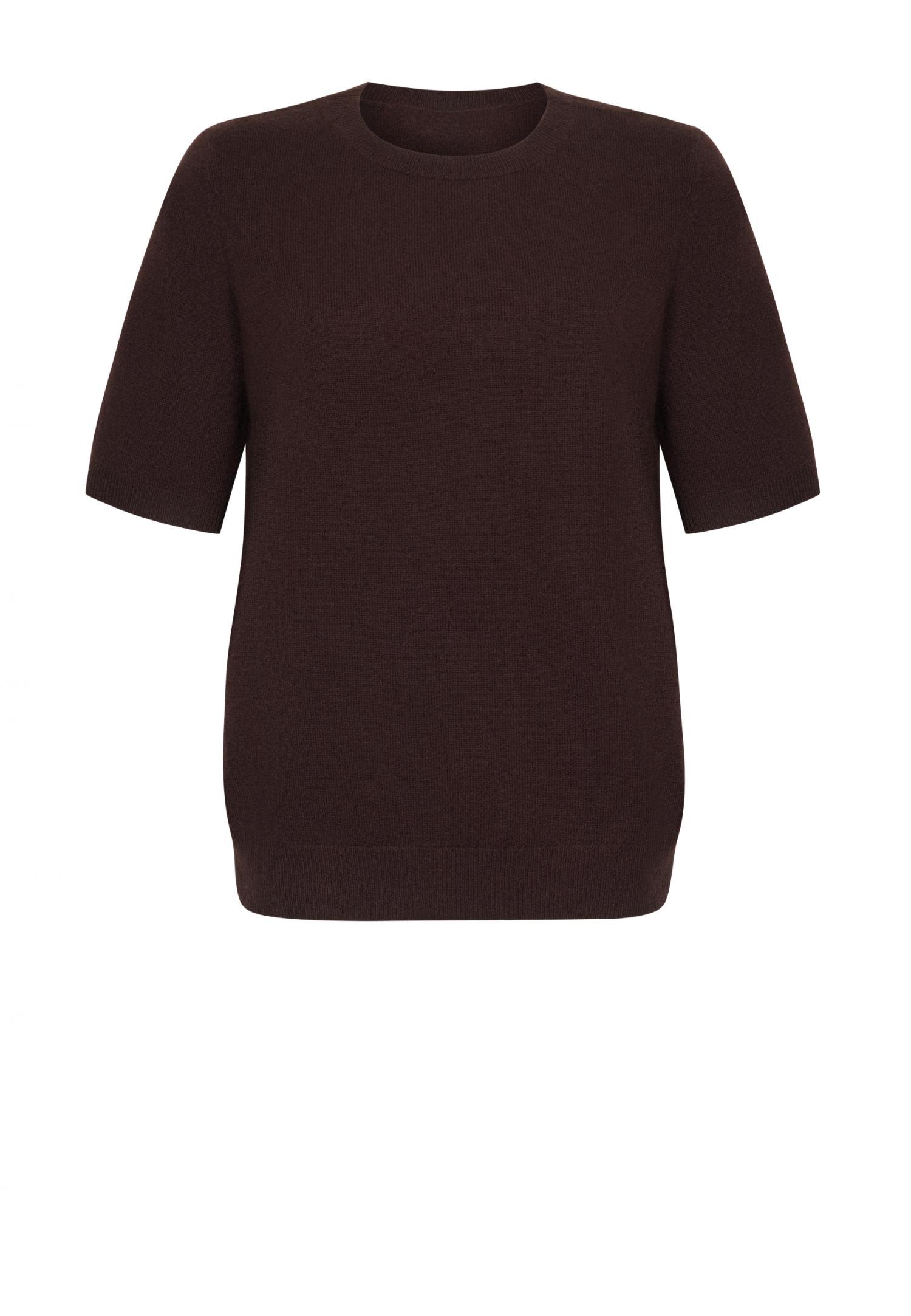Short sleeve round-neck sweater