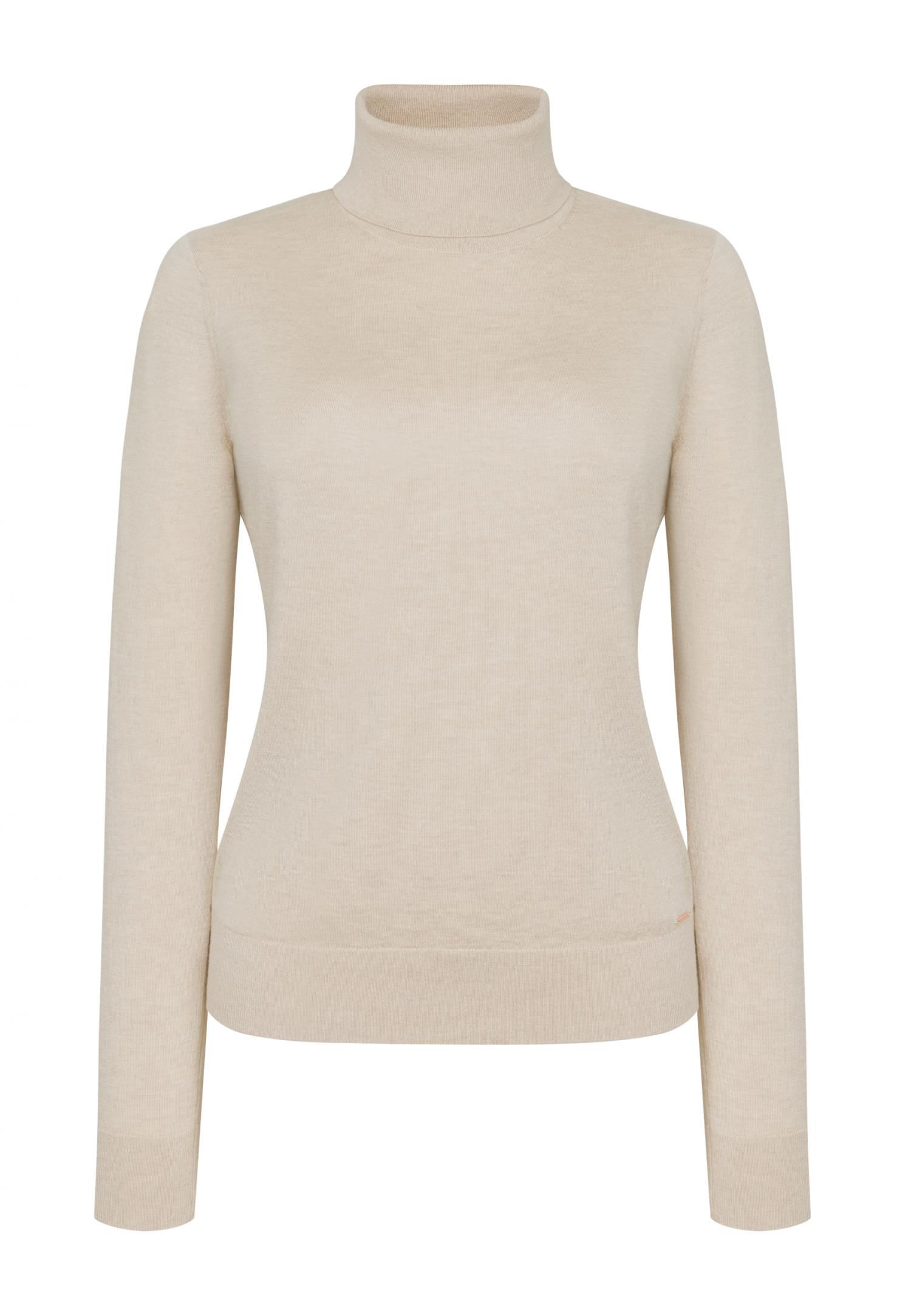Silk-blend turtleneck