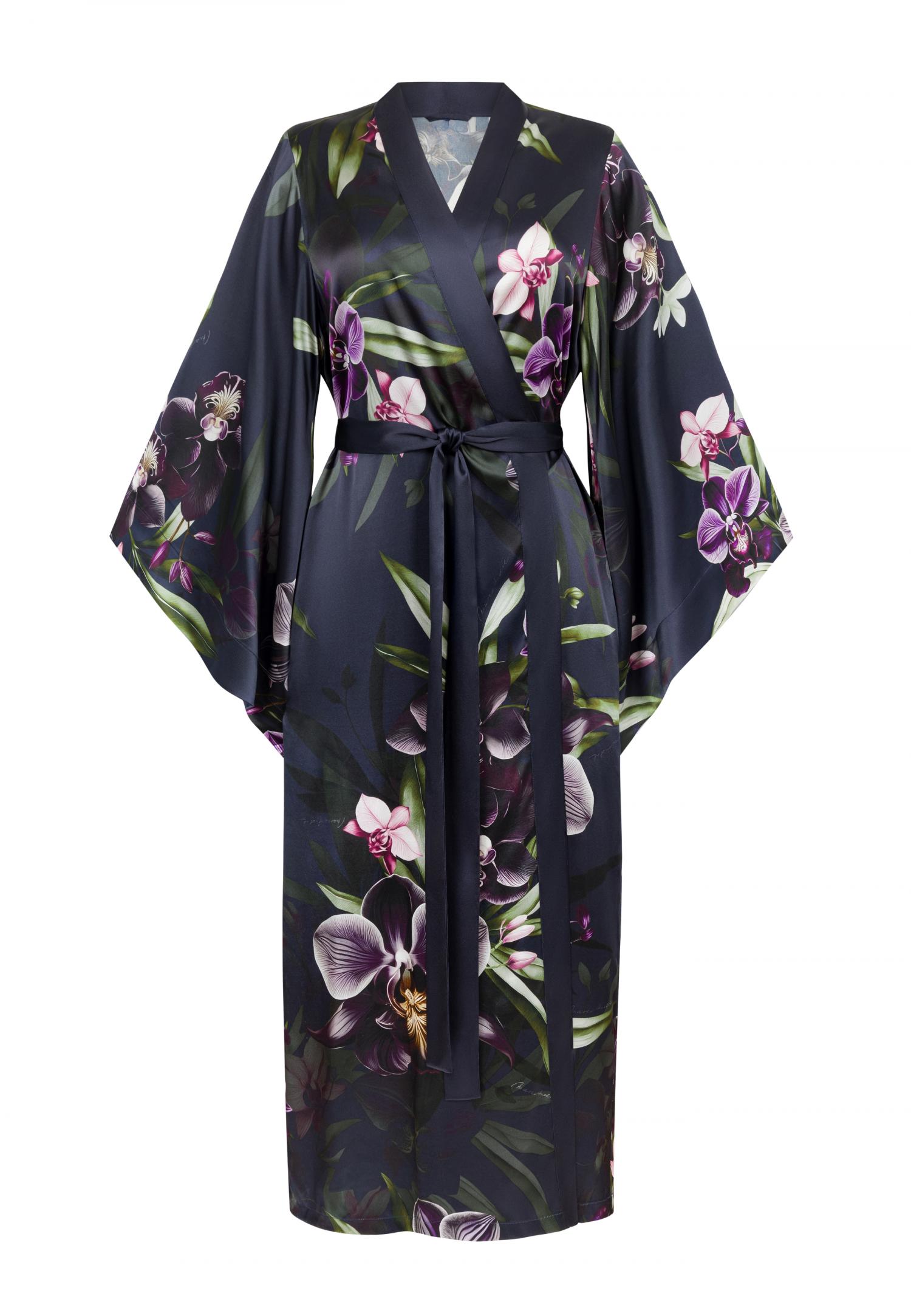 Long silk kimono