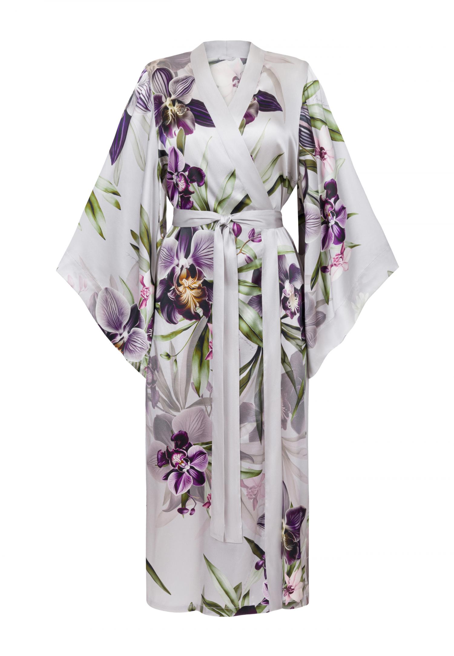 Long silk kimono