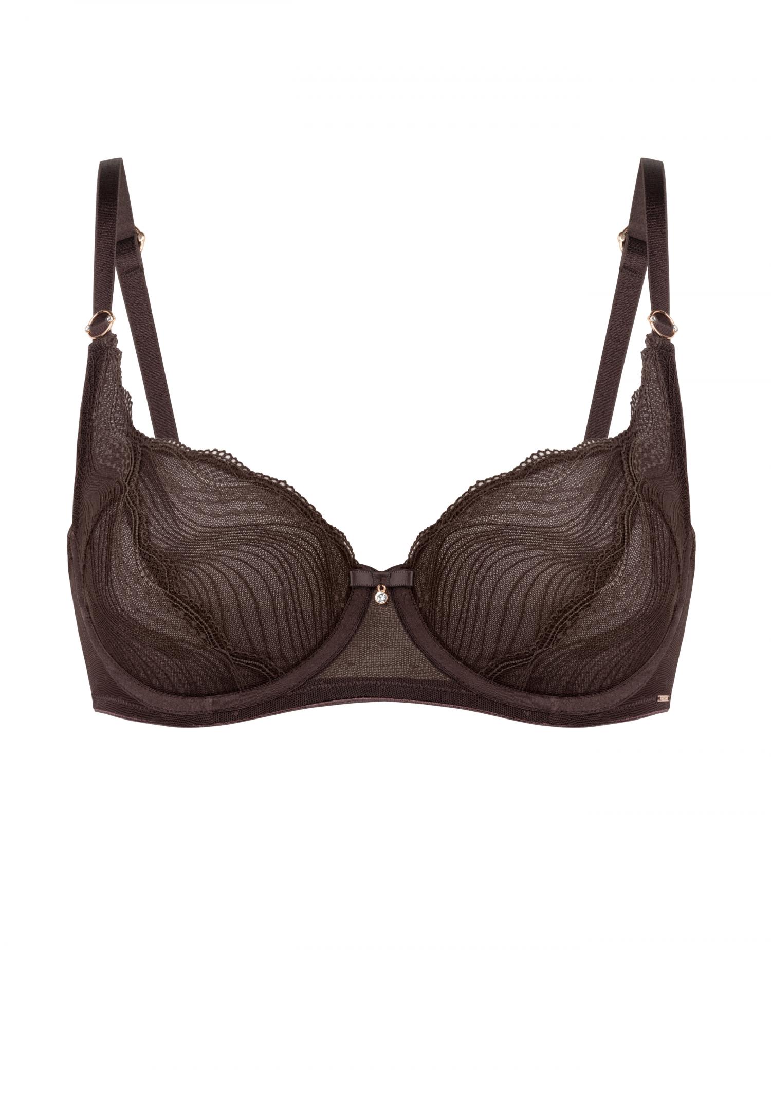Underwired soft cup bra