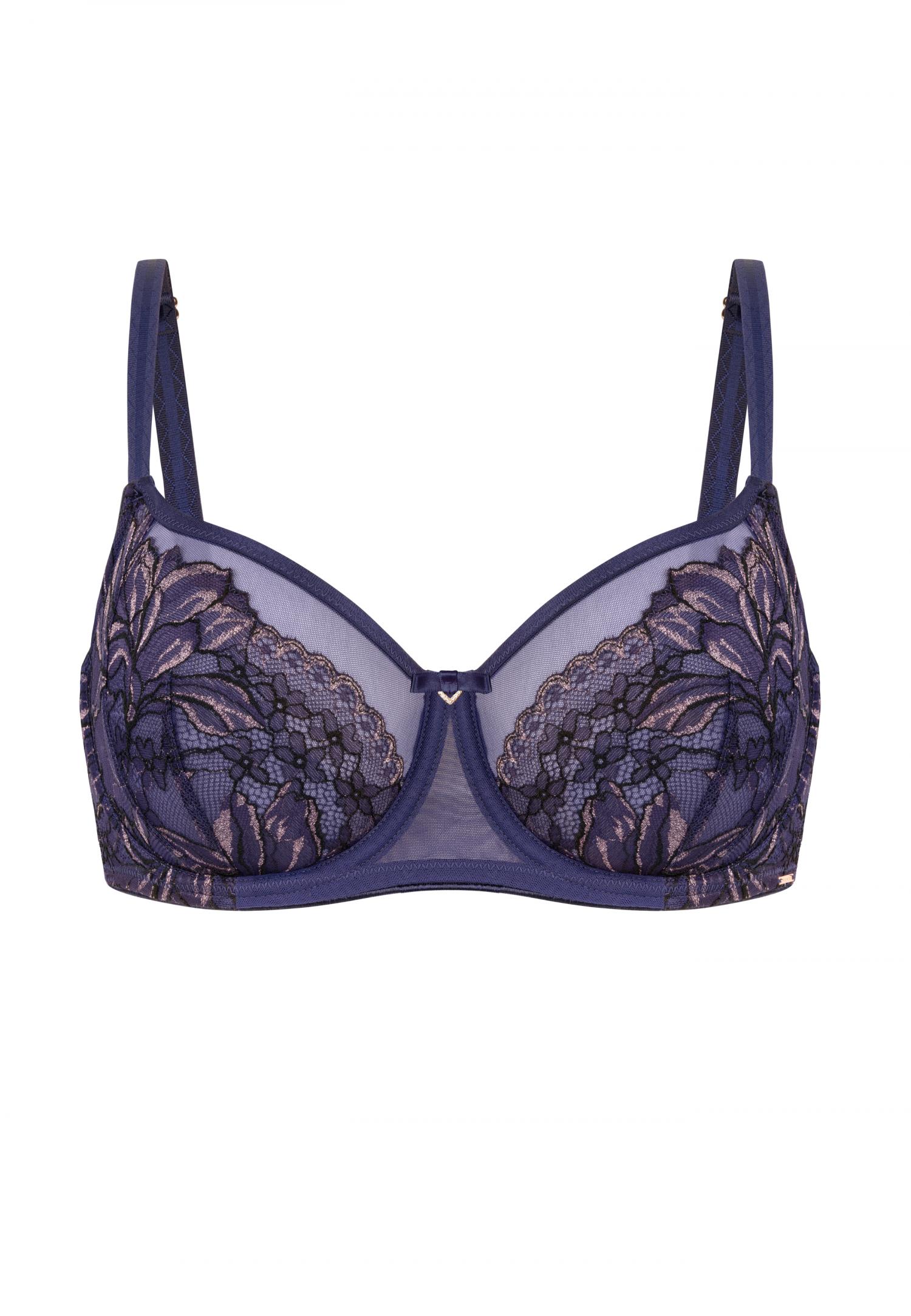Underwired soft full cup bra