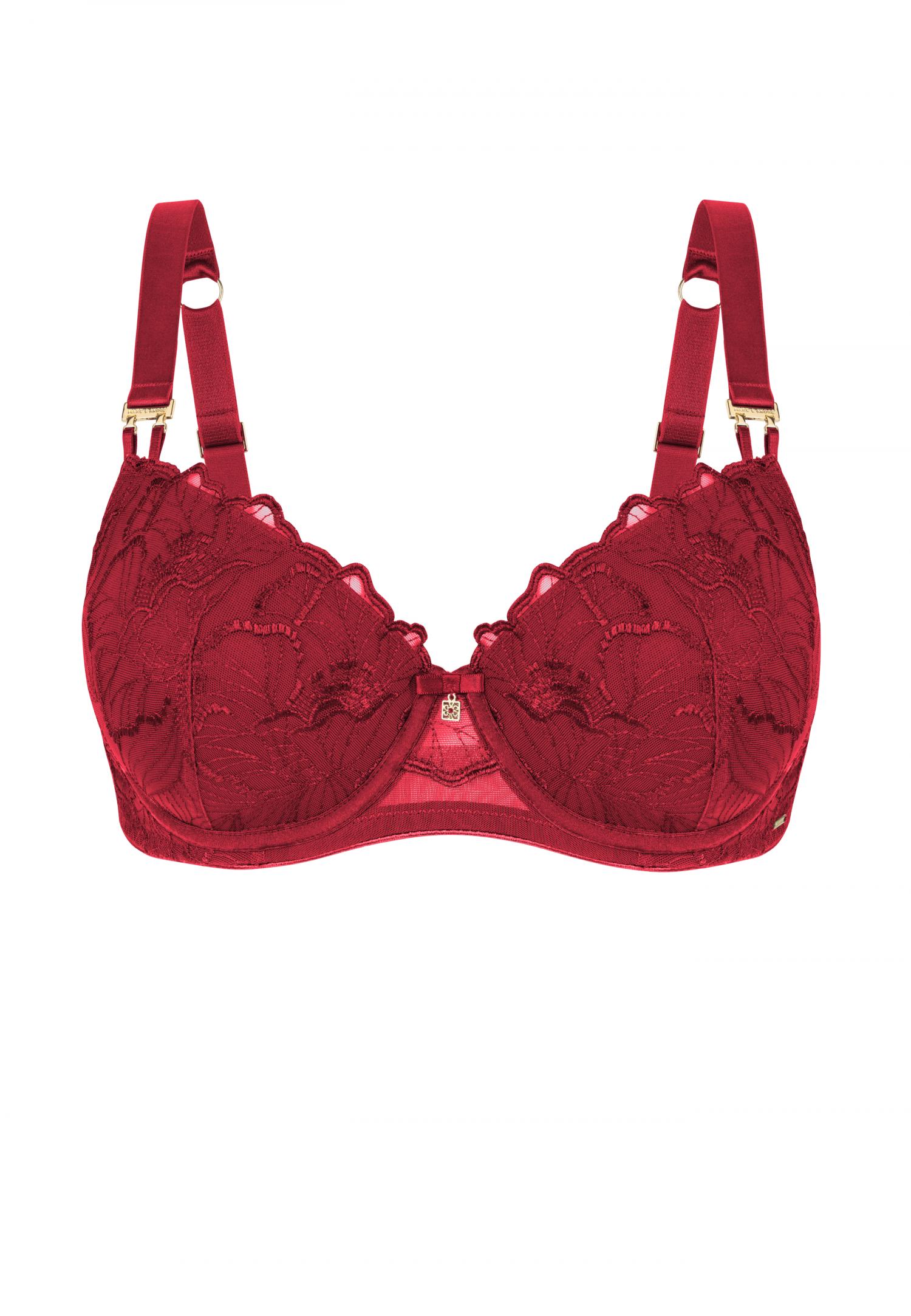 Underwired moulded cup bra with removable push-up