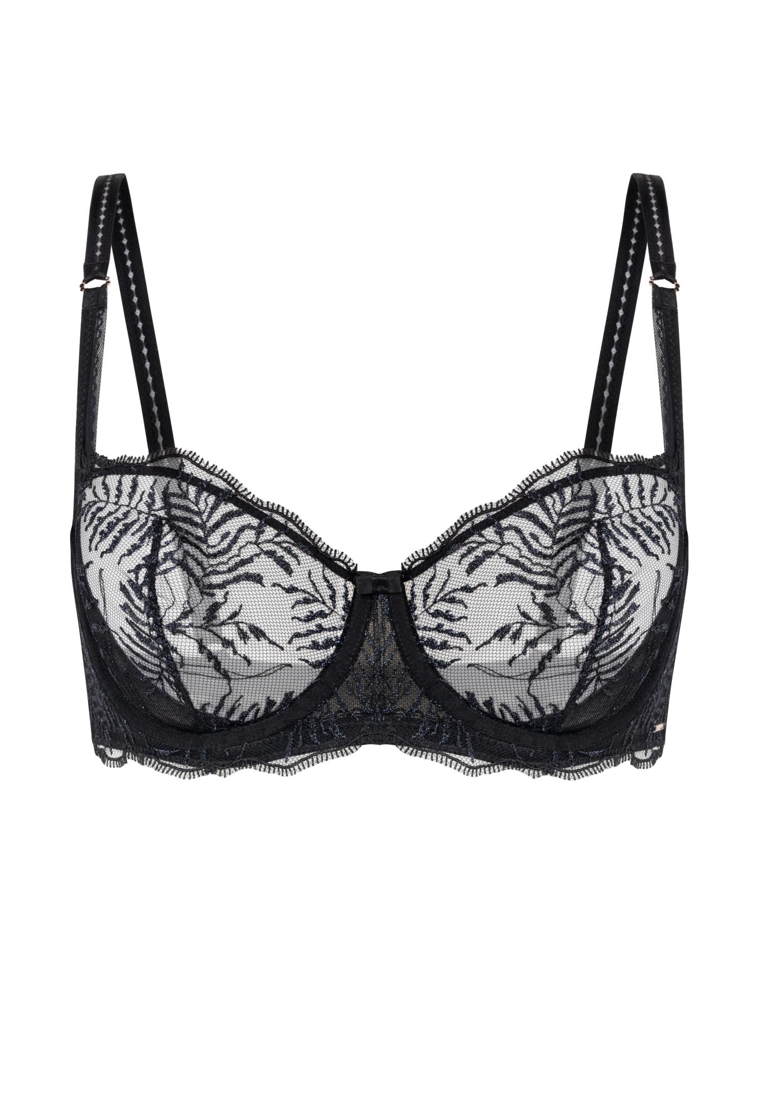 Underwired soft cup bra
