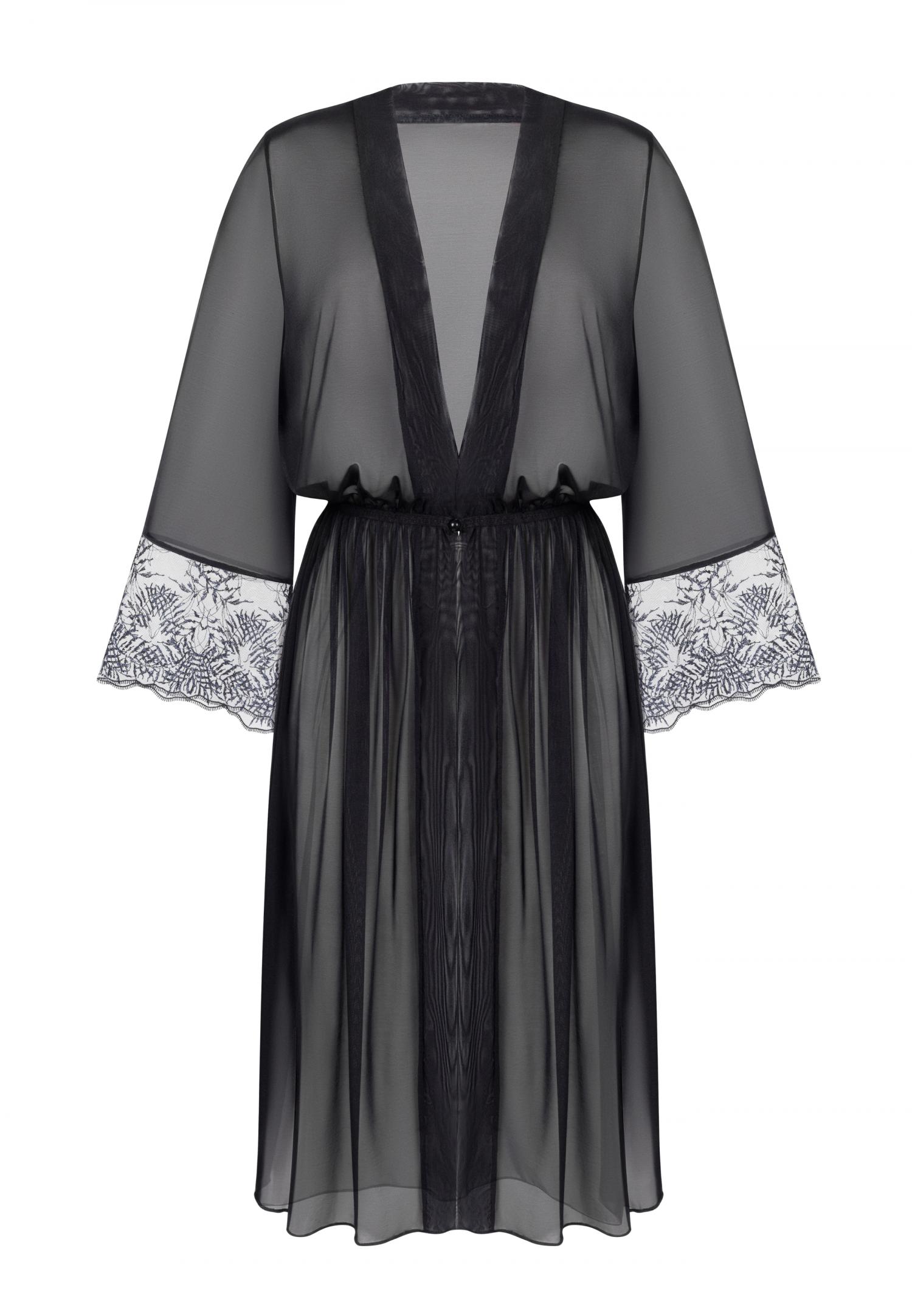 Short mesh kimono