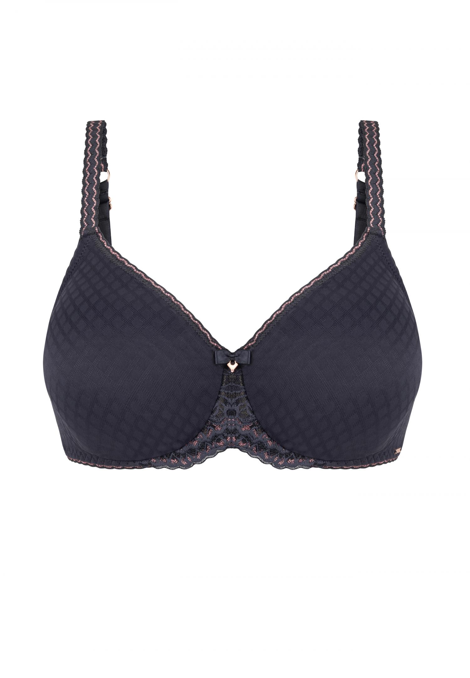 Underwired soft cup bra