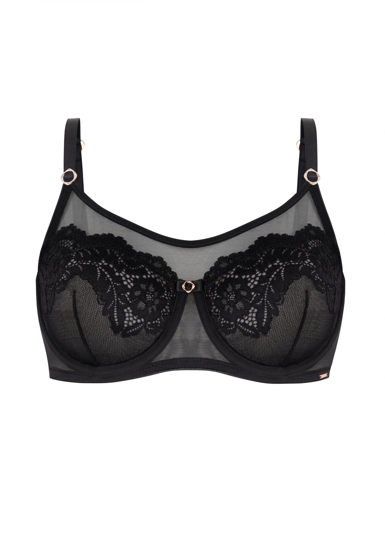 Underwired soft full cup bra