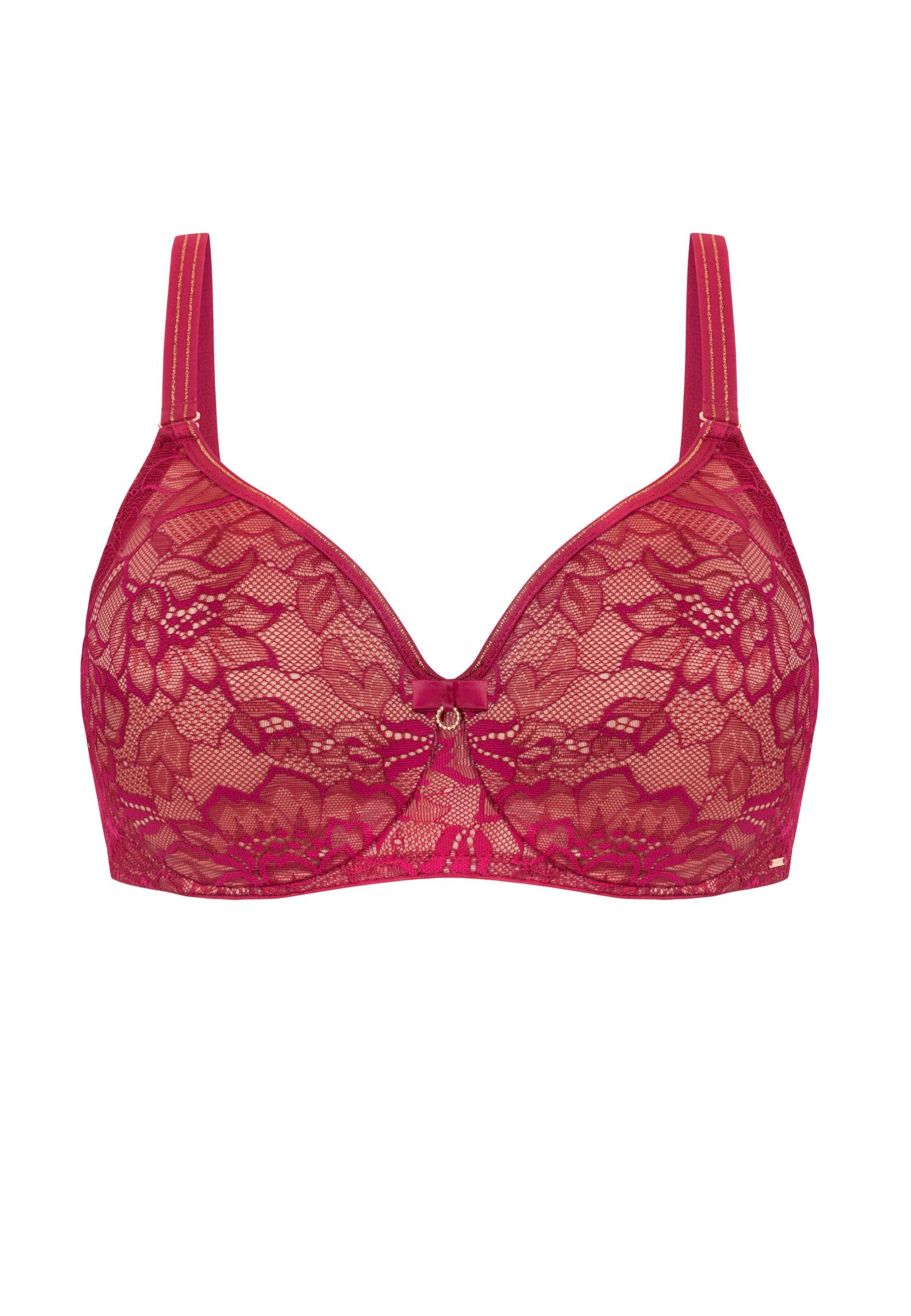 Underwired soft cup bra